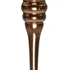 Intratuin waxinelichthouder op voet grijs D 11 H 30 cm