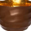 Intratuin waxinelichthouder Loki gegolfd koper / goud D 12 H 11 cm