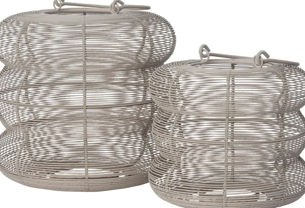 Intratuin windlicht Fair grijs D 28 H 25 cm