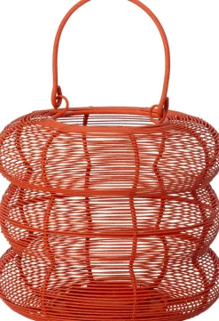Intratuin windlicht Fair rood D 28 H 25 cm