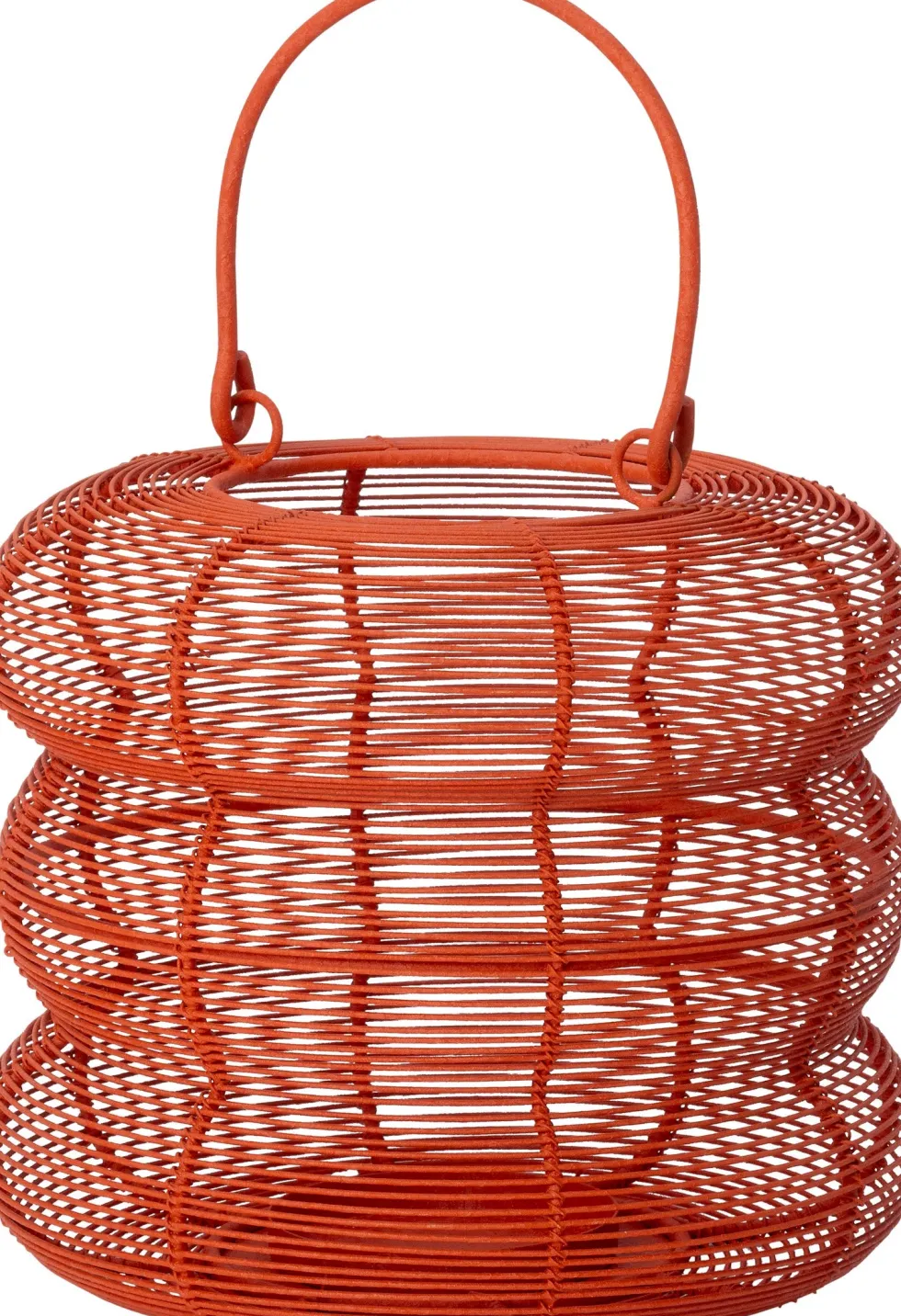 Intratuin windlicht Fair rood D 28 H 25 cm