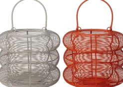 Intratuin windlicht Fair rood D 22,5 H 20 cm