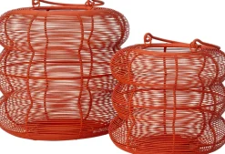 Intratuin windlicht Fair rood D 22,5 H 20 cm