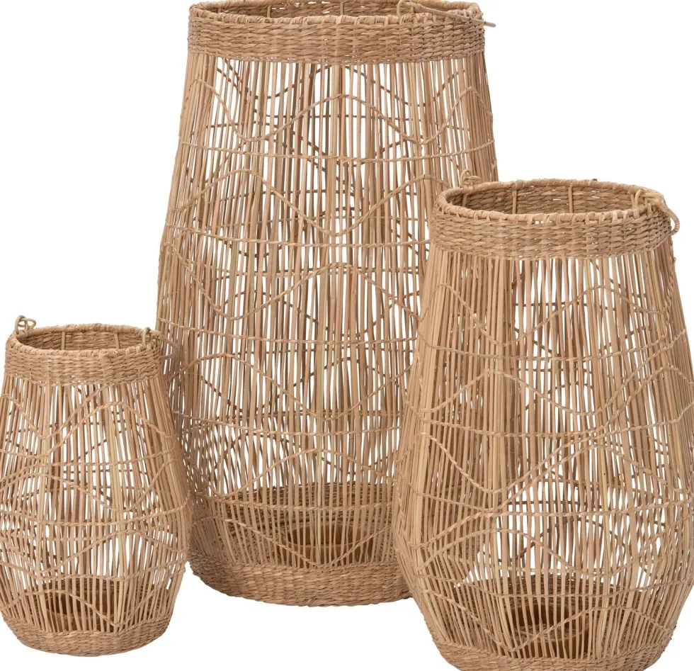 Intratuin windlicht Yuna naturel D 40 H 60 cm