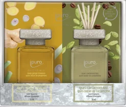 Ipuro geurstokjes Cardamom & Ginger kruidig / orientaals 50 ml 2 stuks