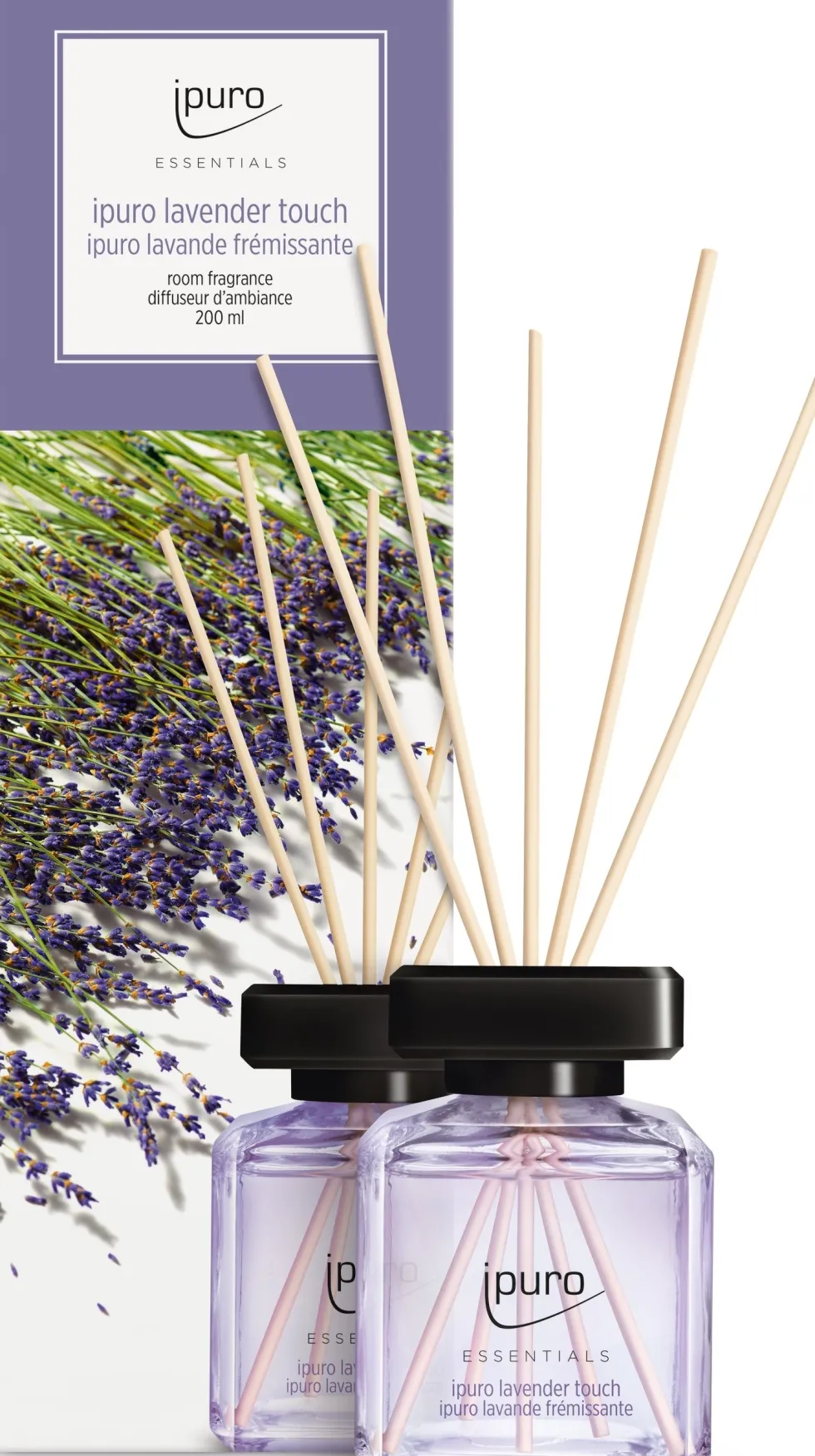 Ipuro geurstokjes Essentials Lavender Touch 200 ml
