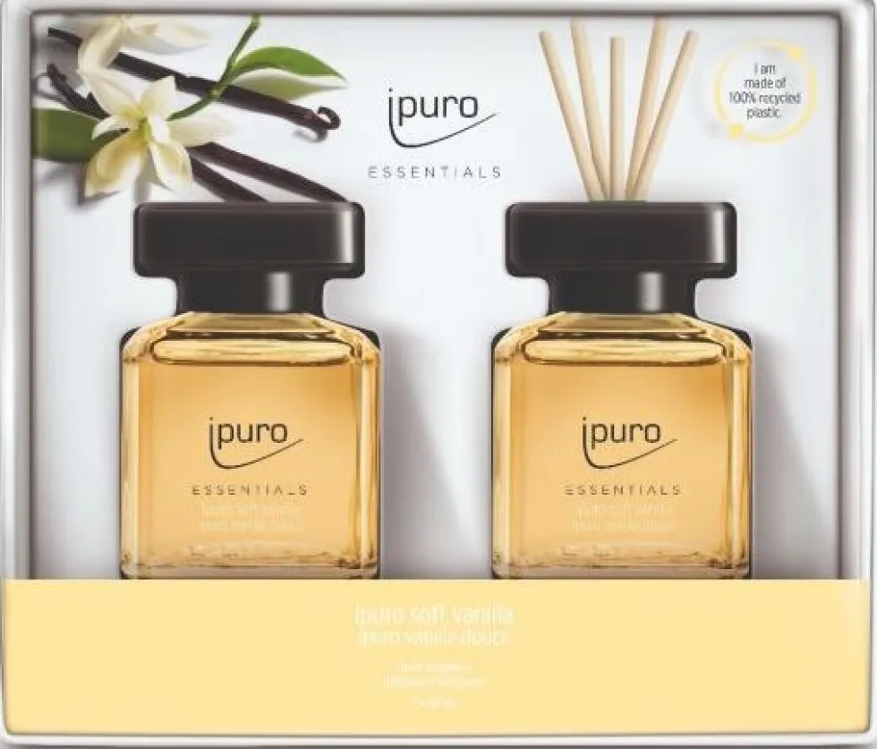Ipuro geurstokjes Essentials Soft Vanilla 50 ml 2 stuks