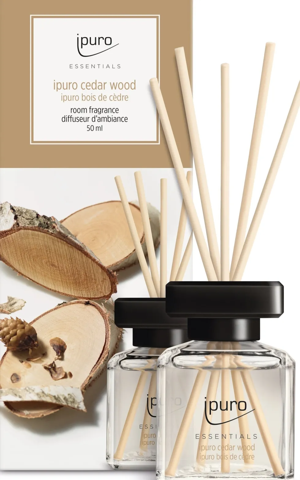 Ipuro geurstokjes Essentials Cedar Wood 50 ml