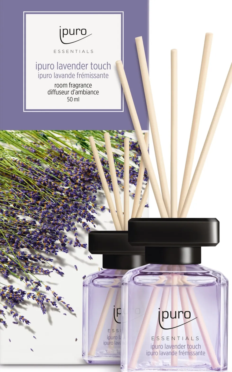 Ipuro geurstokjes Essentials Lavender Touch 50 ml