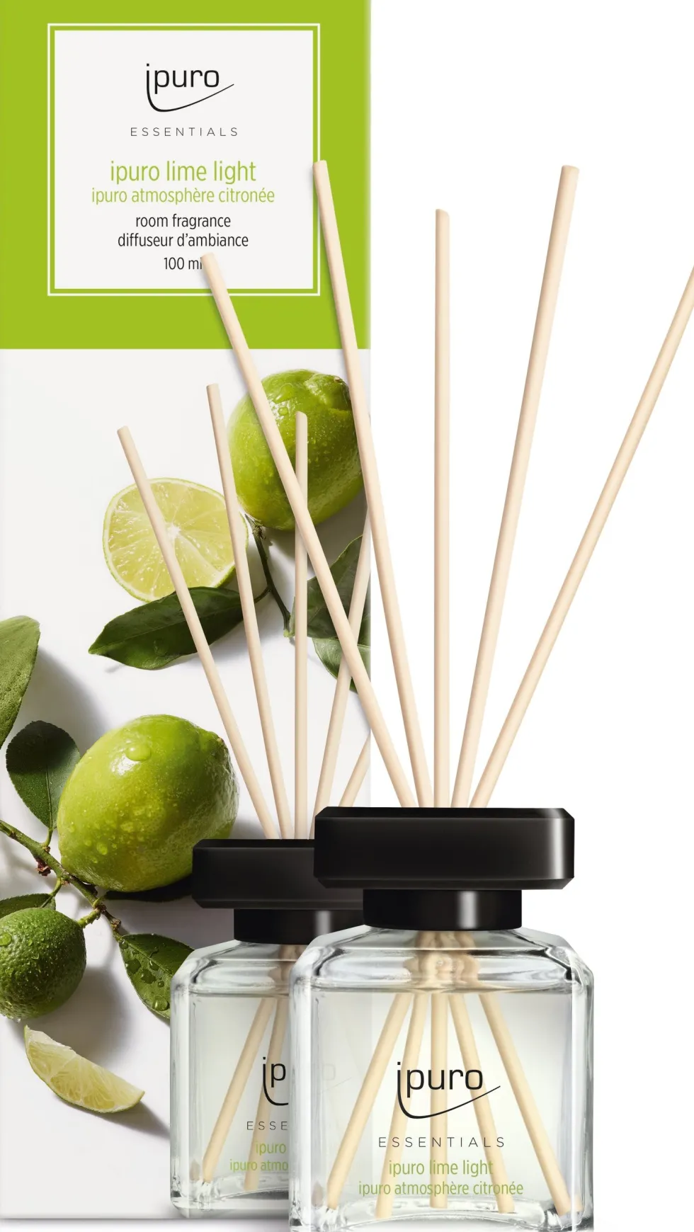 Ipuro geurstokjes Essentials Lime Light 100 ml