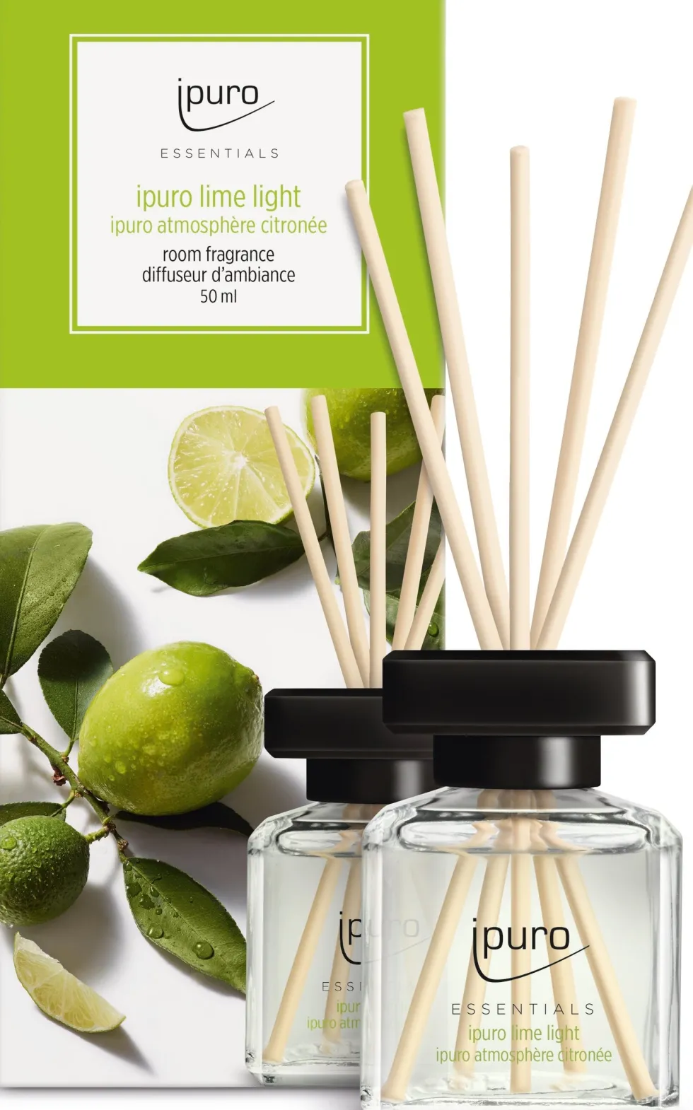 Ipuro geurstokjes Essentials Lime Light 50 ml