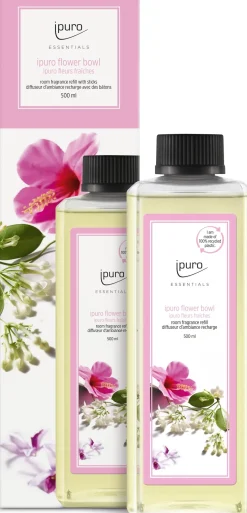 Ipuro geurstokjes navulling Flower Bowl bloemig 500 ml