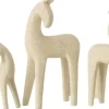 J-Line beeld Paard beige 13,5 x 7 x 19,5 cm