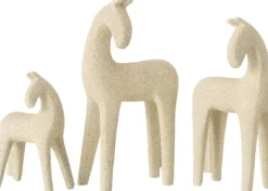 J-Line beeld Paard beige 13,5 x 7 x 19,5 cm