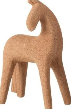 J-Line beeld Paard beige 13,5 x 7 x 19,5 cm
