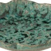 J-Line decoratiebord Naga groen / blauw 30,5 x 30,5 x 5 cm