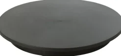 J-Line draaiplateau Marscha zwart D 52 H 6,5 cm