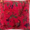 J-Line sierkussen roze / rood 45 x 45 cm