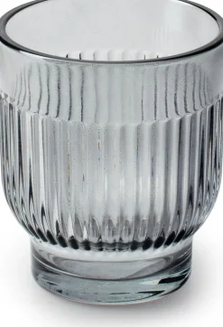 Jodeco waxinelichthouder Dex antraciet D 7,5 H 8,5 cm