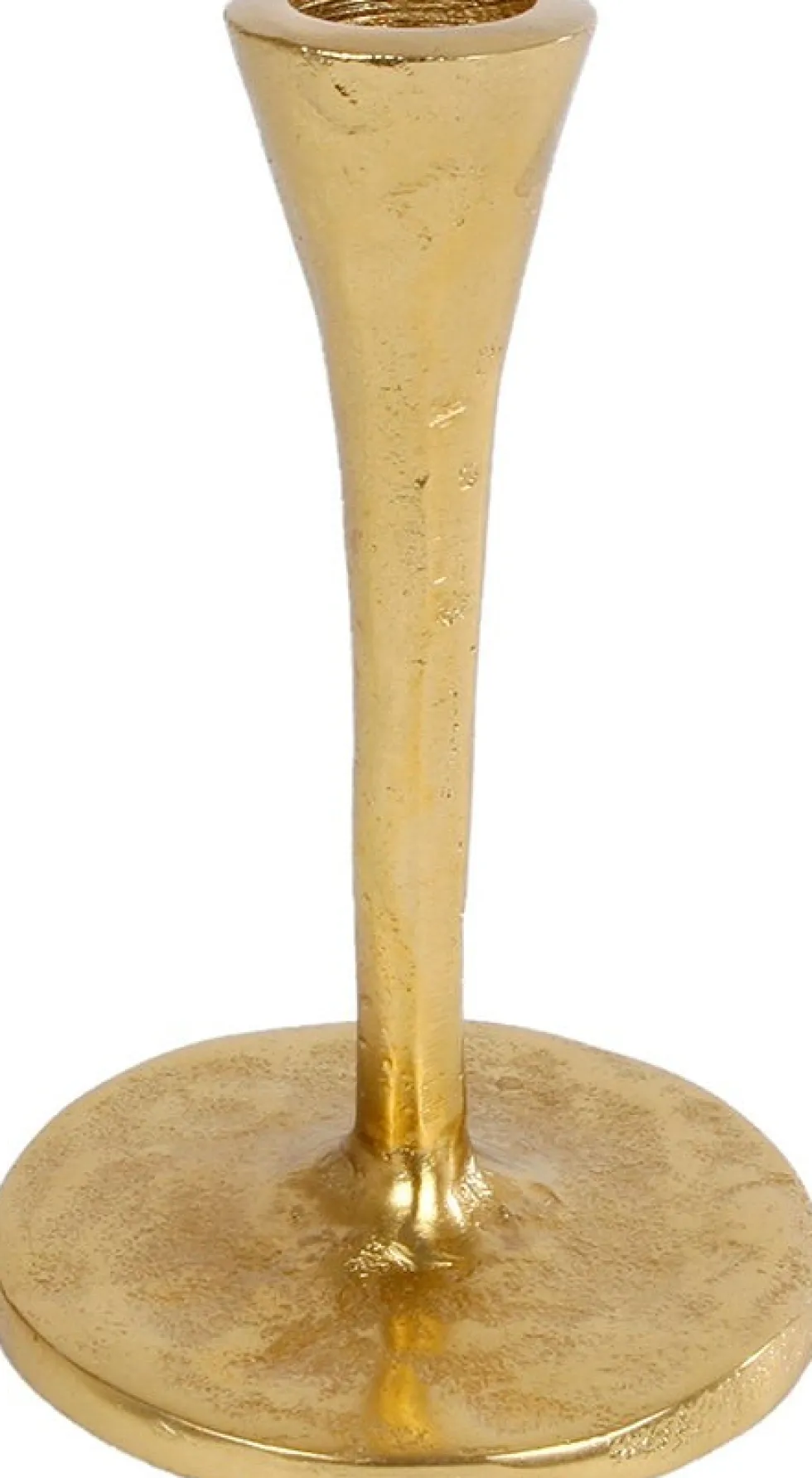 Kandelaar Aaron goud D 6 H 13 cm