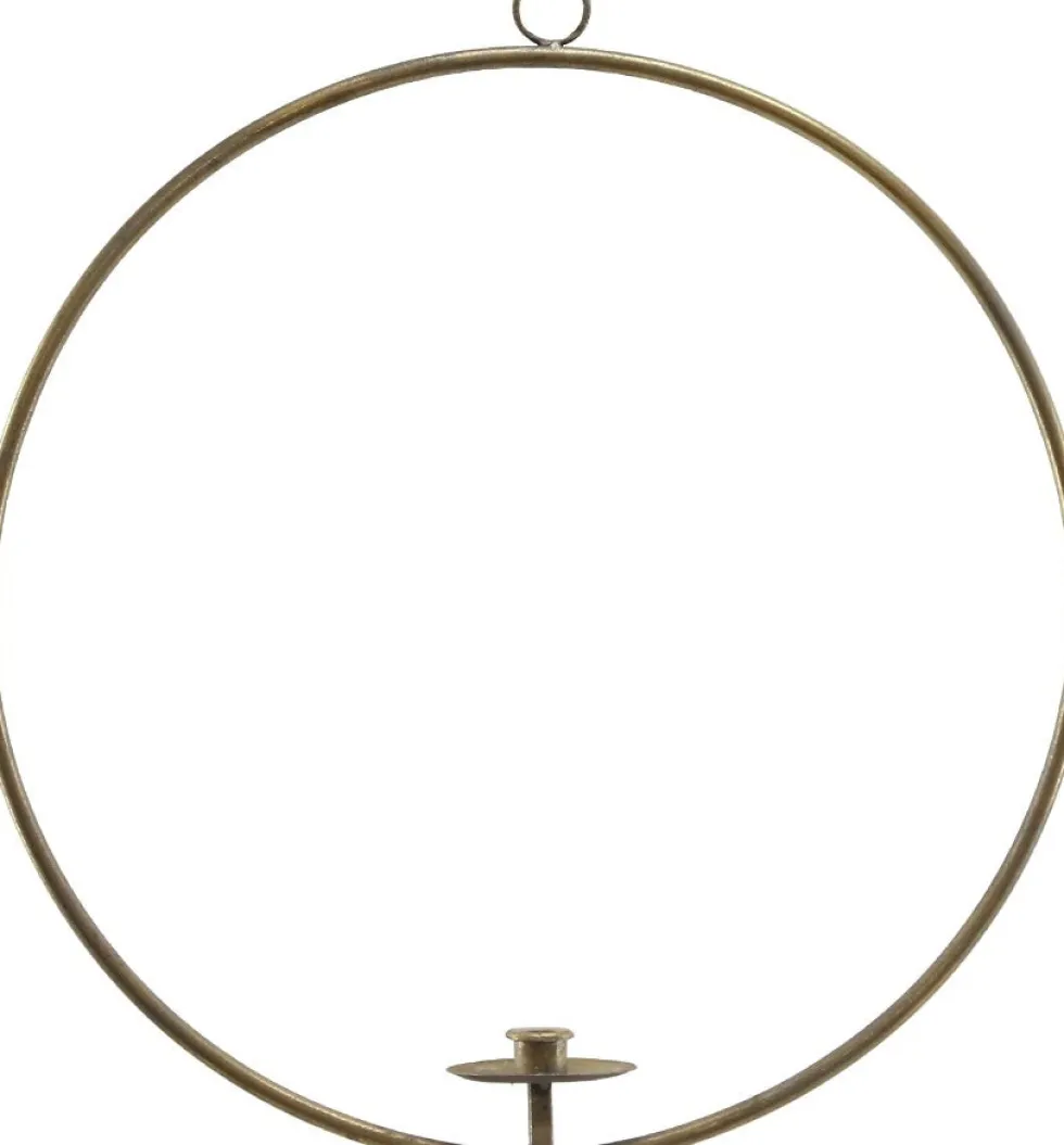 Kandelaar goud D 49 H 49 cm