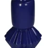 Kandelaar Henry blauw D 10 H 35 cm