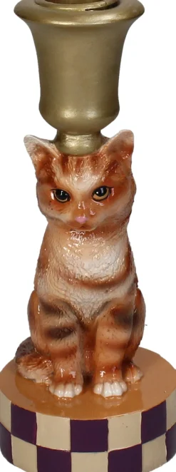 Kandelaar Kat 7,5 x 7,5 x 18 cm