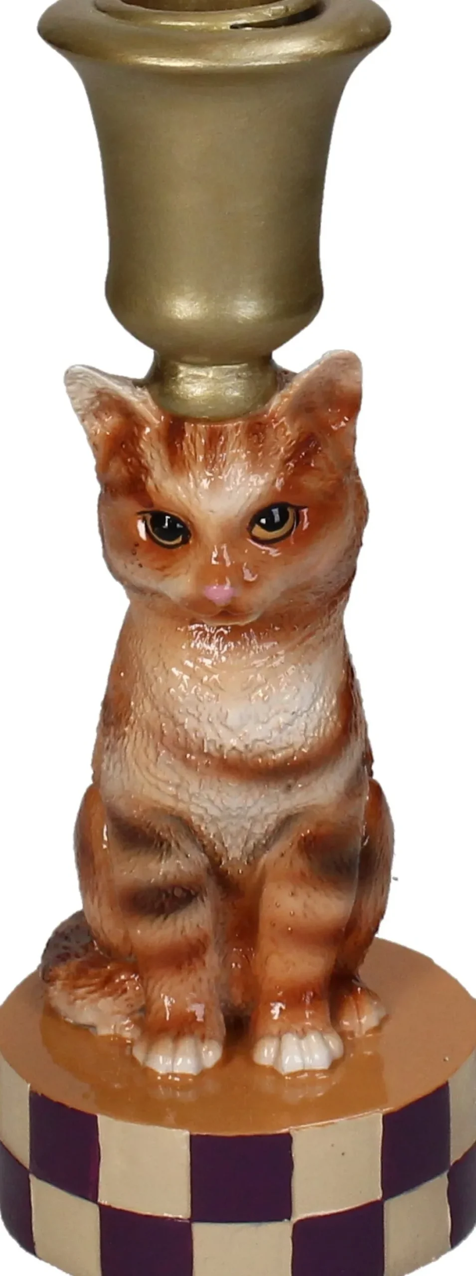 Kandelaar Kat 7,5 x 7,5 x 18 cm