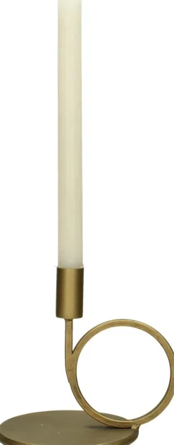 Kandelaar Metal goud 16,5 x 13 x 16,5 cm