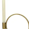 Kandelaar Metal goud 21,5 x 14 x 18,5 cm