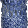 Kandelaar Tia blauw D 13,5 H 21,5 cm