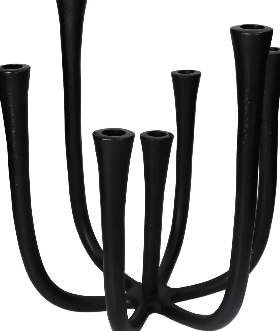 Kandelaar zwart 34 x 34 x 35 cm