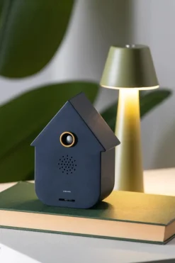Karlsson soundbox Koekoek blauw 12 x 7,5 x 11,5 cm