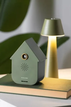 Karlsson soundbox Koekoek groen 12 x 7,5 x 11,5 cm