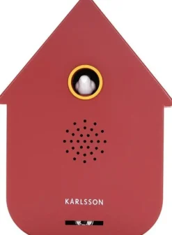 Karlsson soundbox Koekoek rood 12 x 7,5 x 11,5 cm