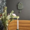 Karlsson wandklok Modern Cuckoo groen 41 x 21,5 x 8,5 cm