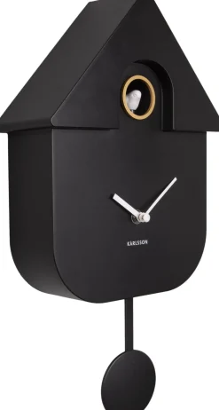 Karlsson wandklok Modern Cuckoo zwart 21,5 x 10 x 41 cm