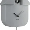 Karlsson wandklok Modern Cuckoo grijs 41 x 21,5 x 8,5 cm