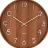 Karlsson wandklok Pure naturel 43 x 5 x 43 cm