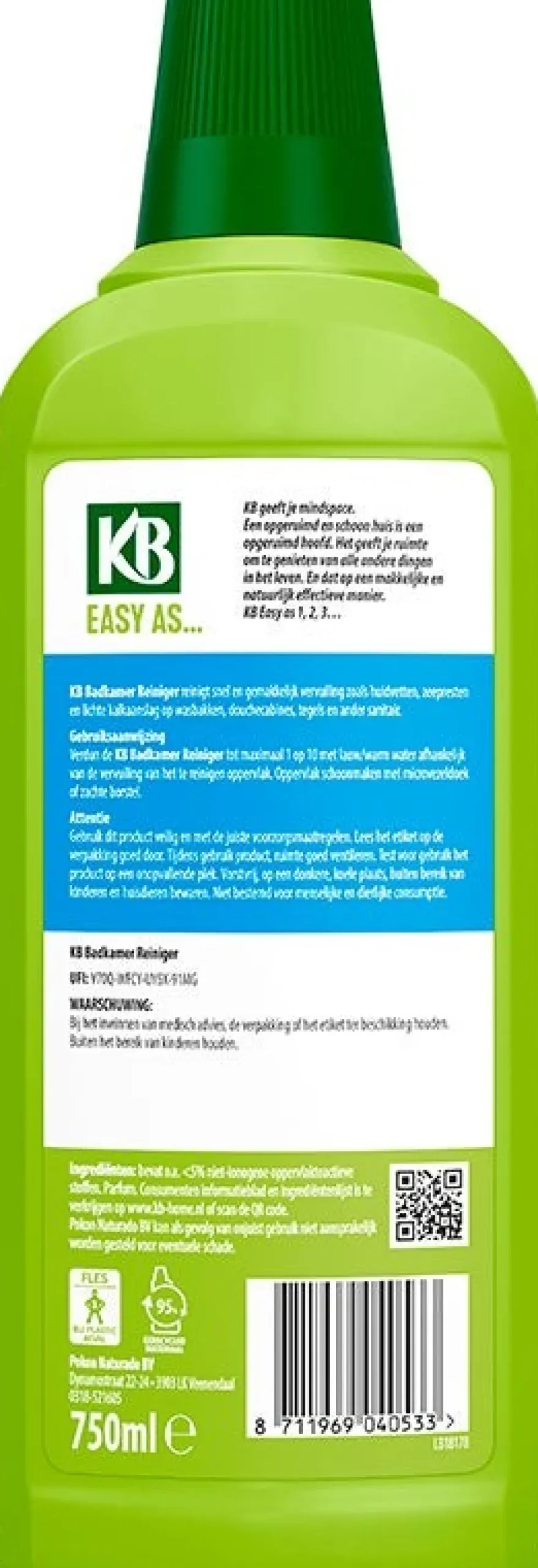 KB badkamer reiniger concentraat 750 ml