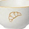 Kitchen Goods & More schaal Croissant wit / bruin D 13,2 H 7,3 cm