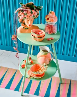 Kitchen Goods & More tapasbord Perzik oranje D 16 H 2 cm