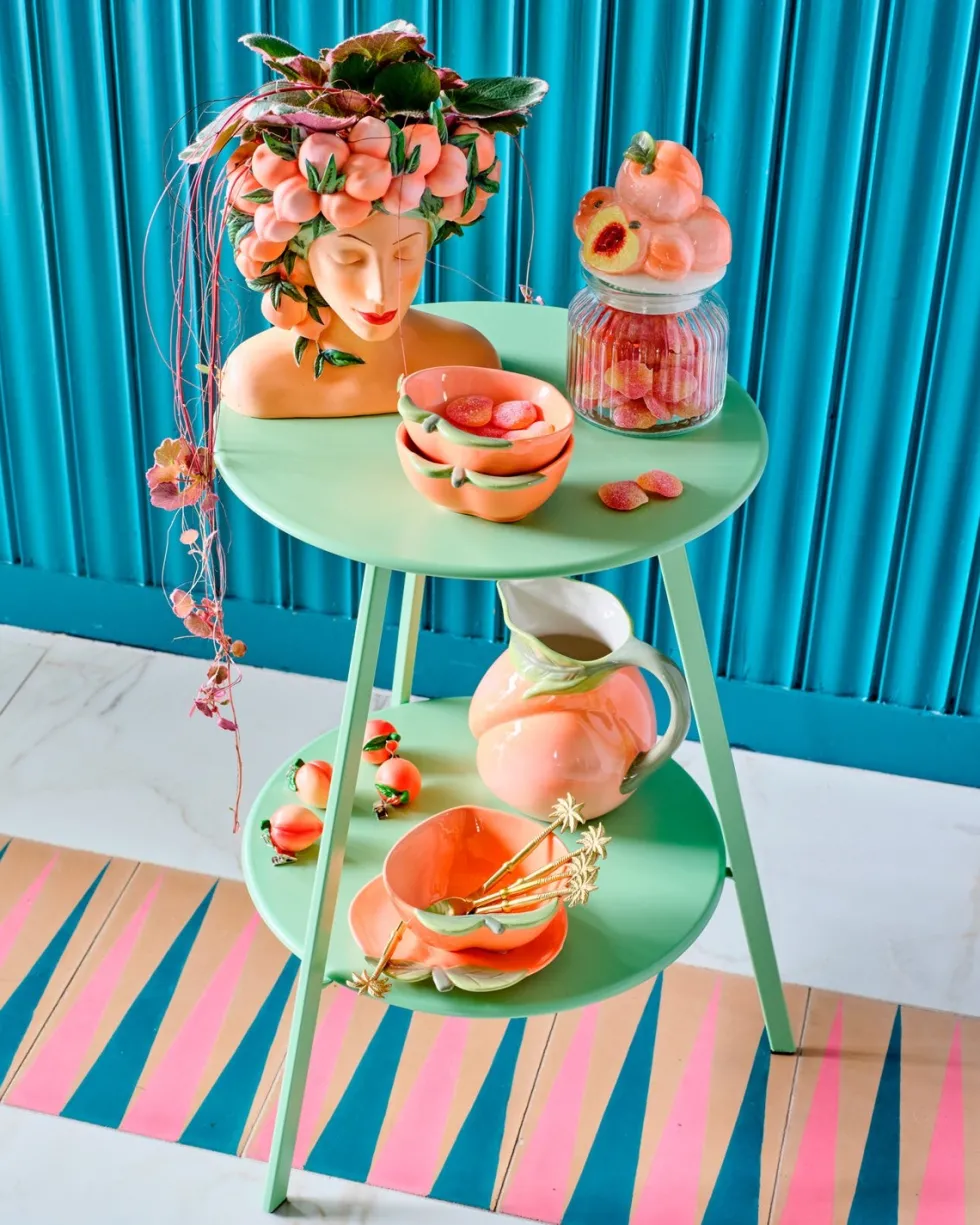 Kitchen Goods & More tapasbord Perzik oranje D 16 H 2 cm