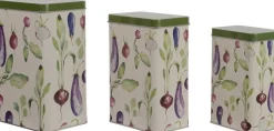 Kitchen Goods & More voorraadblik groen 7 x 11,1 x 16,5 cm