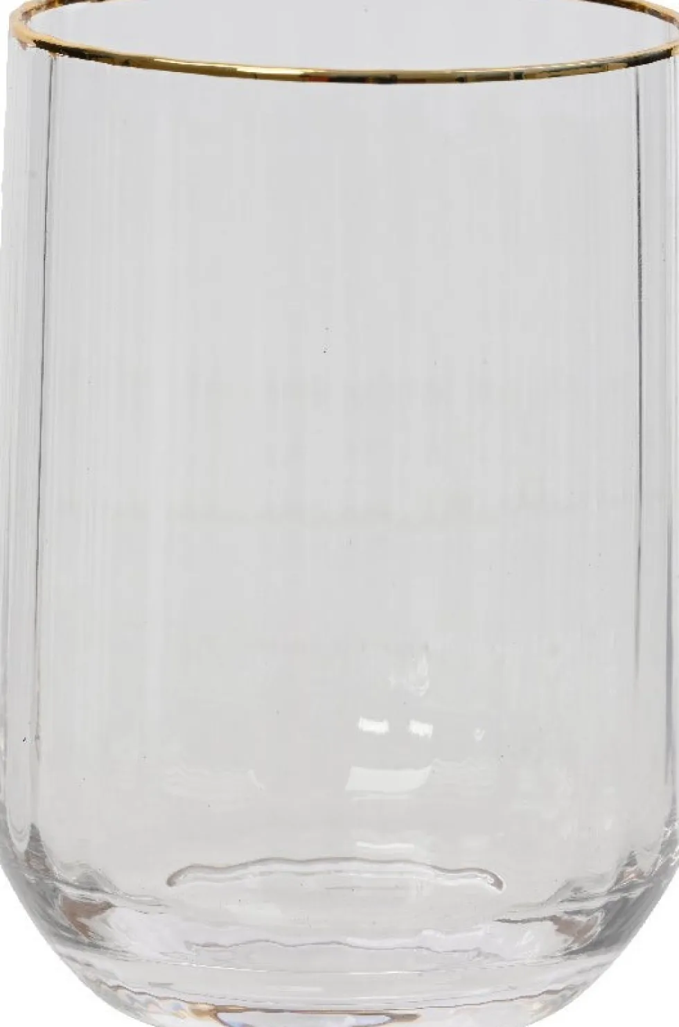 Kitchen Goods & More waterglas met goudrand 320 ml