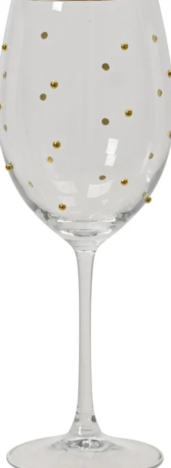 Kitchen Goods & More wijnglas Dots transparant