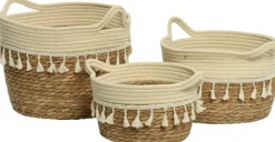 KSD opbergmand Zegra crème D 26 H 18 cm