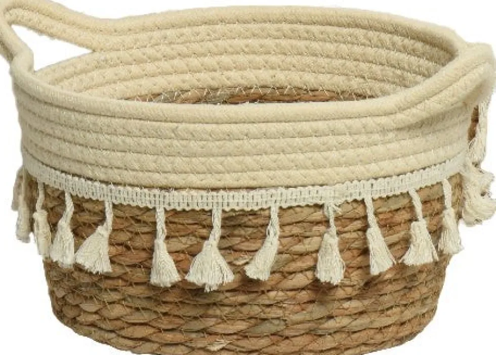KSD opbergmand Zegra crème D 26 H 18 cm