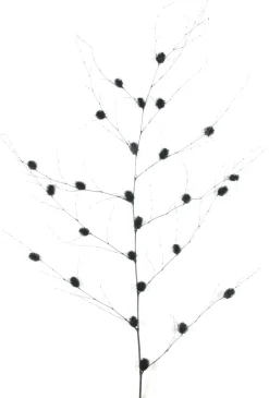 Kunstdecoratietak berk zwart 140 x 78 x 3 cm