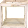 Lantaarn beige 38 x 38 x 57 cm